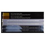(2) 2009, 2010 & 2012 QUARTERS PROOF SETS