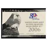2006 50 STATE 25C SILVER PROOF SET
