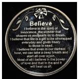 BELIEVE 1 OZ .999 SILVER ROUND