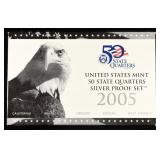 2005 SILVER QUARTERS PROOF SET