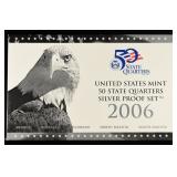 2006 50 STATE 25C SILVER PROOF SET