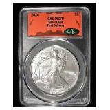 2026 AMERICAN SILVER EAGLE CAC MS70
