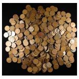 (500) 40'S & 50'S WHEAT CENTS