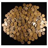 (500) WHEAT CENTS: MIXED DATES