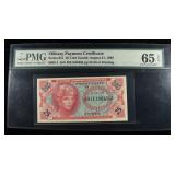 MILITARY PAYMENT CERT SERIES 641 25C PMG CU-65 EPQ