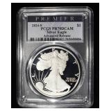 2024-S AMERICAN SILVER EAGLE PCGS PR70 DCAM