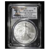2025 (P) AMERICAN SILVER EAGLE PCGS MS70