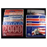 2000-2005 & 2007 MINT SETS