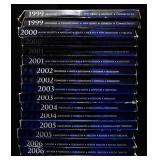 (2) 1999-2006 QUARTER PROOF SETS