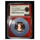 2025-S SHIELD LINCOLN CENT NGC PF70RD ULTRA CAMEO
