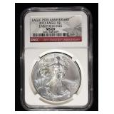 2011 AMERICAN SILVER EAGLE NGC MS69