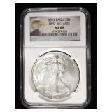 2013 AMERICAN SILVER EAGLE NGC MS69