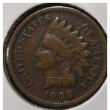 1908-S INDIAN CENT VF
