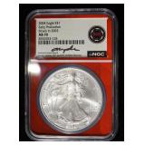 2004 AMERICAN SILVER EAGLE NGC MS70