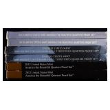 (2) 2009, 2010 & 2012 QUARTERS PROOF SETS