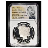 2023-S PEACE DOLLAR NGC PF70 ULTRA CAMEO