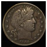 1906 BARBER HALF DOLLAR FINE