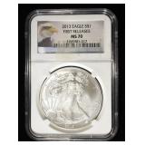 2013 AMERICAN SILVER EAGLE NGC MS70