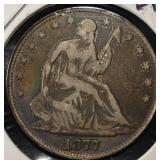 1877 SEATED LIBERTY HALF DOLLAR
