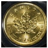 2017 1/10 OZ CANADA GOLD MAPLE LEAF