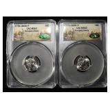 (2) 1776-2026P EMERGING LIBERTY DIMES CAC MS-63