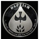 BAPTISM 1 OZ .999 SILVER ROUND