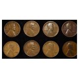 8 NICE EARLY SEMIKEY WHEAT CENTS