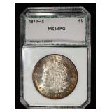 1879-S MORGAN DOLLAR PCI CH BU