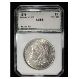 1878 REV 79 MORGAN DOLLAR PCI CH AU