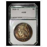 1935-S PEACE DOLLAR AU/BU