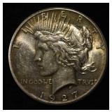 1927 PEACE DOLLAR BU