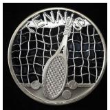 TENNIS 1 OZ .999 SILVER ROUND