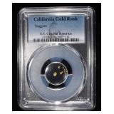 CALIFORNIA GOLD RUSH NUGGESTS PCGS
