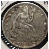 1853 SEATED LIBERTY HALF DOLLAR