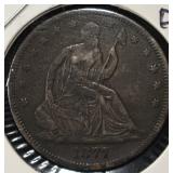 1877-S SEATED LIBERTY HALF DOLLAR