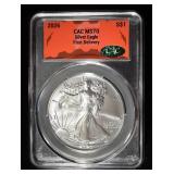 2026 AMERICAN SILVER EAGLE CAC MS70
