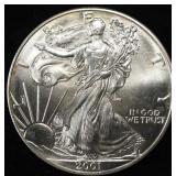 2001 AMERICAN SILVER EAGLE