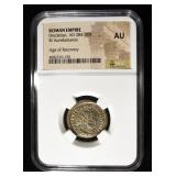 AD 284-305 DIOCLETIAN ROMAN EMPIRE NGC AU