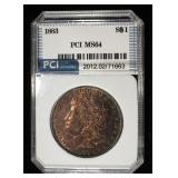 1883 MORGAN DOLLAR PCI CH/GEM BU