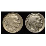 1928-S & 1916-D BUFFALO NICKELS