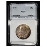 1961 FRANKLIN HALF DOLLAR NNC SUPERB GEM BU