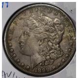 1899 MORGAN DOLLAR AU/UNC