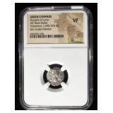 C.390-375 BC TRBBENIMI AR THIRD-STATER NGC VF