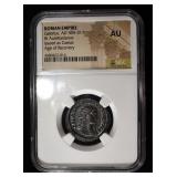 AD 305-311 GALERIUS, BI AURELIANIANUS  NGC AU