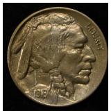 1916-D BUFFALO NICKEL AU