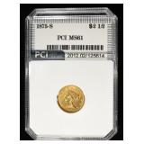 1875-S $2.50 GOLD LIBERTY PCI BU