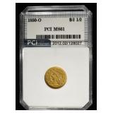 1850-O $2.50 GOLD LIBERTY PCI BU