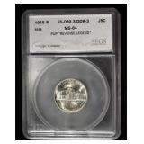 1945-P JEFFERSON NICKEL DDR SEGS CH/GEM BU