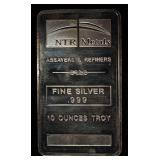 10 OZ .999 SILVER BAR