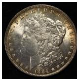 1884-O MORGAN DOLLAR CH BU